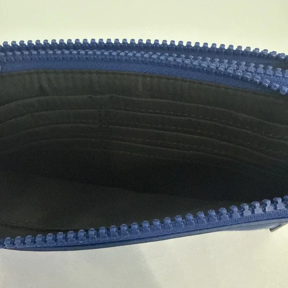 Lululemon Double Up Wristlet Pouch/Clutch Jet Stream Cobalt Blue Nylon - Picture 7 of 7